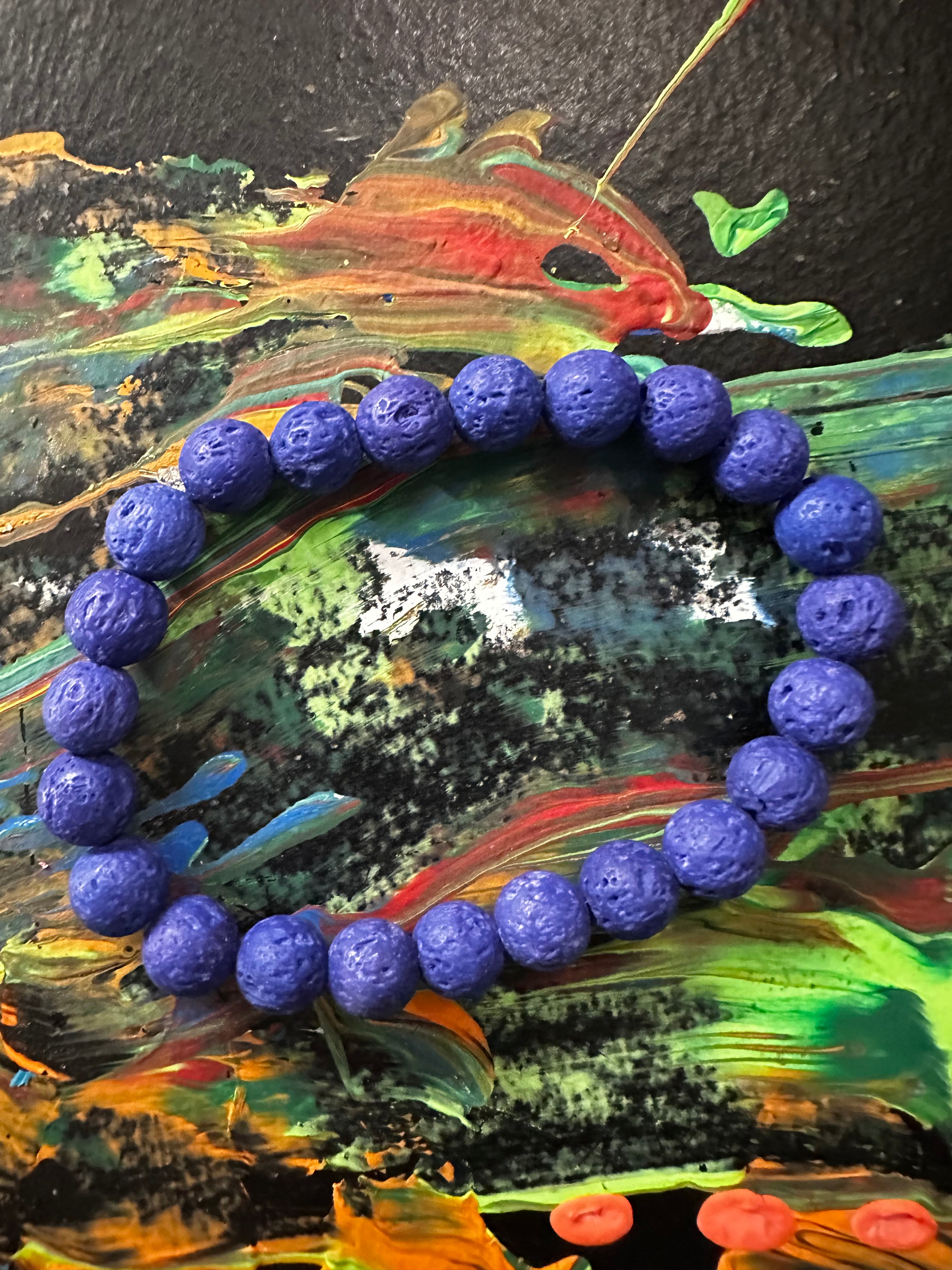 Infusable Lava Rock Bead Bracelets